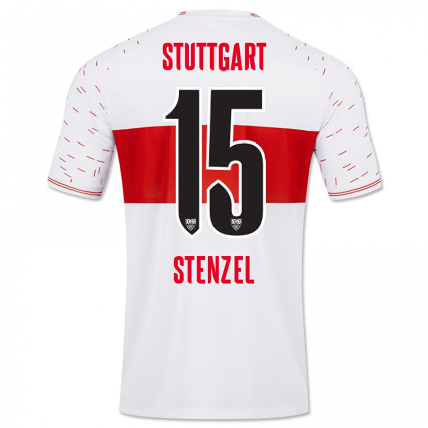 Niño Camiseta Pascal Stenzel #15 Blanco 1ª Equipación 2023/24 La Camisa México