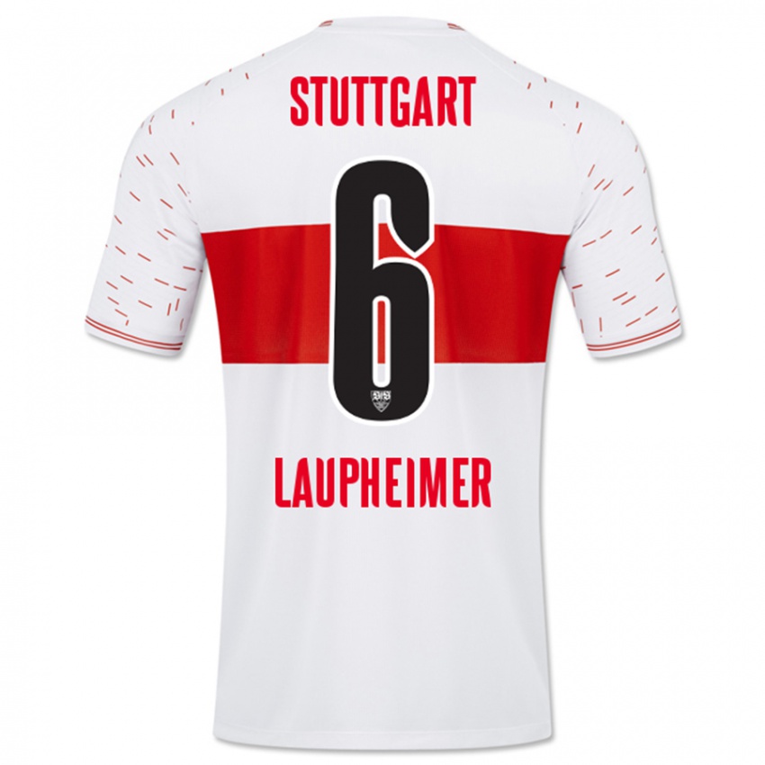 Niño Camiseta Lukas Laupheimer #6 Blanco 1ª Equipación 2023/24 La Camisa México