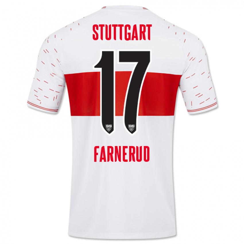 Niño Camiseta Colin Farnerud #17 Blanco 1ª Equipación 2023/24 La Camisa México