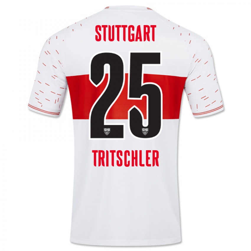 Niño Camiseta David Tritschler #25 Blanco 1ª Equipación 2023/24 La Camisa México