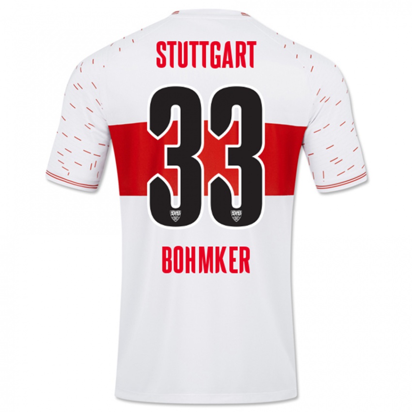 Niño Camiseta Finn Böhmker #33 Blanco 1ª Equipación 2023/24 La Camisa México