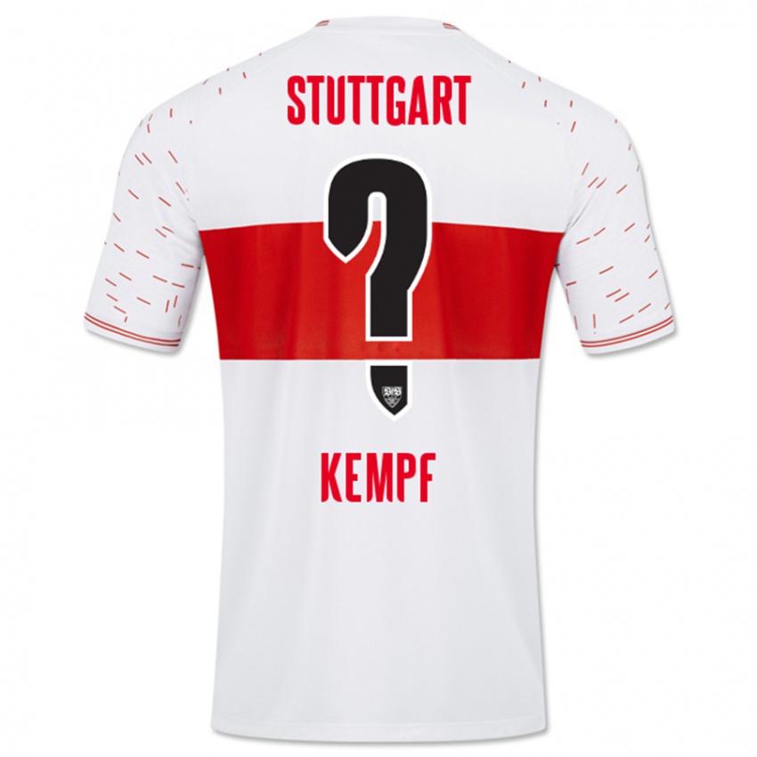 Niño Camiseta Karl Kempf #0 Blanco 1ª Equipación 2023/24 La Camisa México