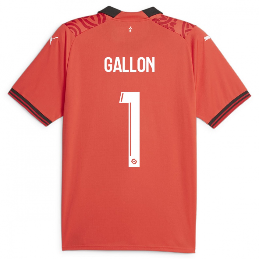 Niño Camiseta Gauthier Gallon #1 Rojo 1ª Equipación 2023/24 La Camisa México