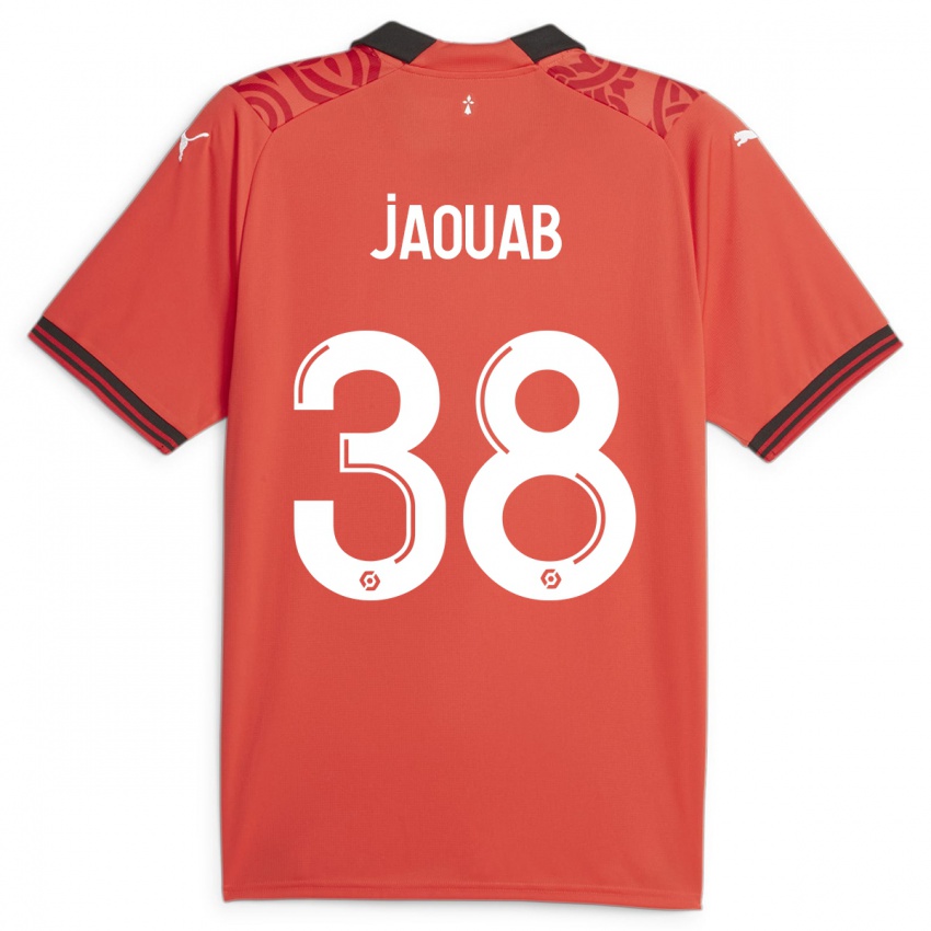 Niño Camiseta Mohamed Jaouab #38 Rojo 1ª Equipación 2023/24 La Camisa México