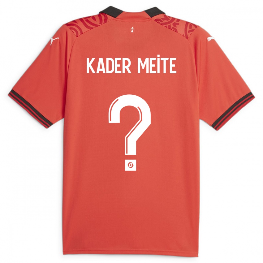 Niño Camiseta Mohamed Kader Meïté #0 Rojo 1ª Equipación 2023/24 La Camisa México