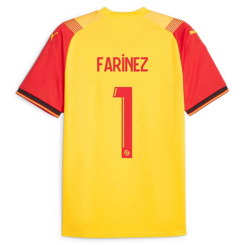 Niño Camiseta Wuilker Fariñez #1 Amarillo 1ª Equipación 2023/24 La Camisa México