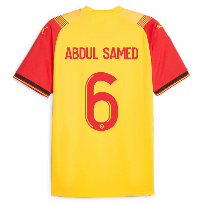 Niño Camiseta Salis Abdul Samed #6 Amarillo 1ª Equipación 2023/24 La Camisa México