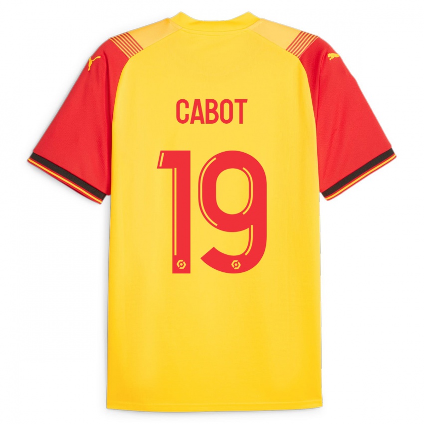 Niño Camiseta Jimmy Cabot #19 Amarillo 1ª Equipación 2023/24 La Camisa México