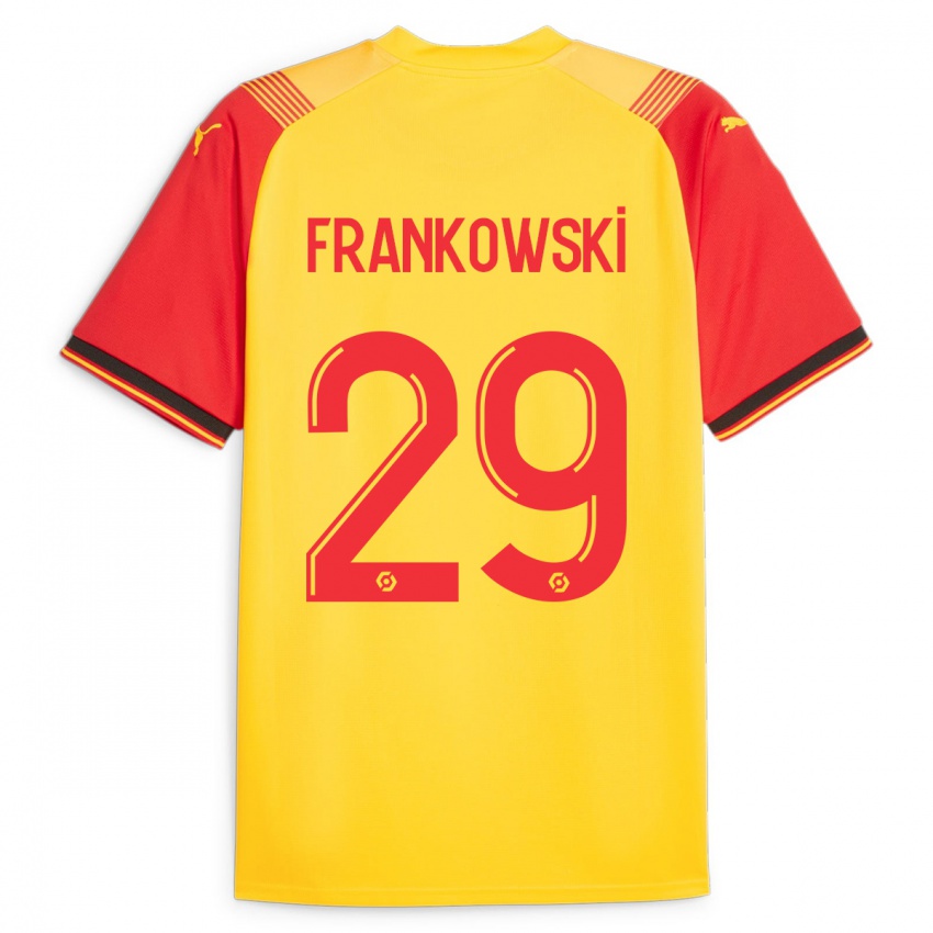 Niño Camiseta Przemyslaw Frankowski #29 Amarillo 1ª Equipación 2023/24 La Camisa México