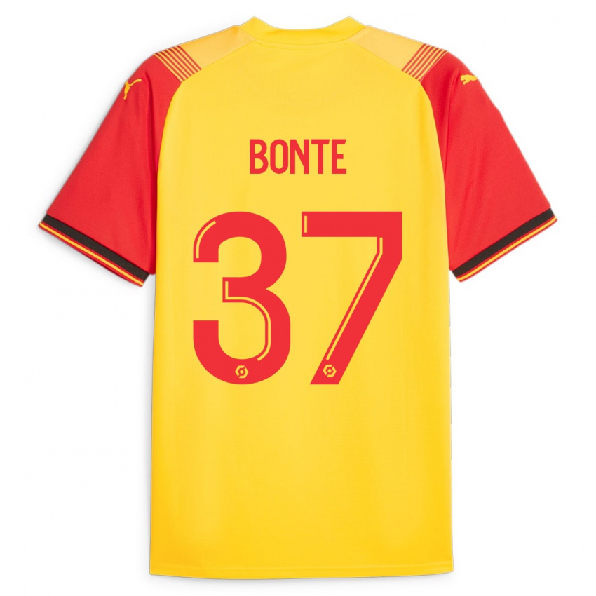 Niño Camiseta Nolan Bonte #37 Amarillo 1ª Equipación 2023/24 La Camisa México