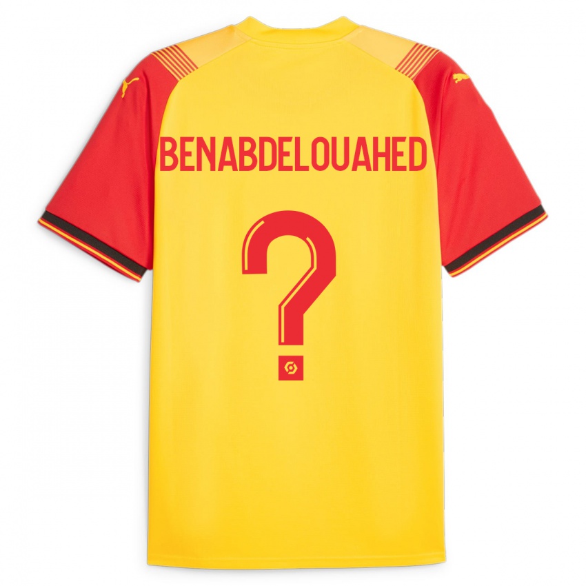 Niño Camiseta Kaïs Benabdelouahed #0 Amarillo 1ª Equipación 2023/24 La Camisa México