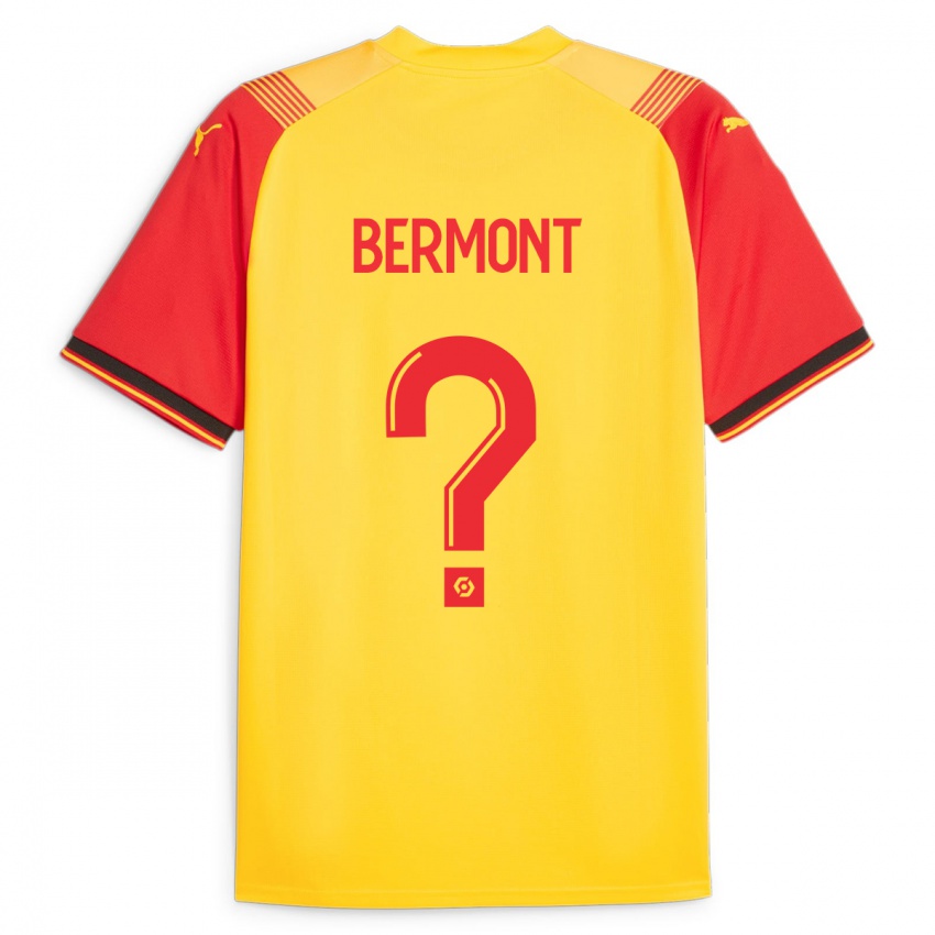 Niño Camiseta Anthony Bermont #0 Amarillo 1ª Equipación 2023/24 La Camisa México