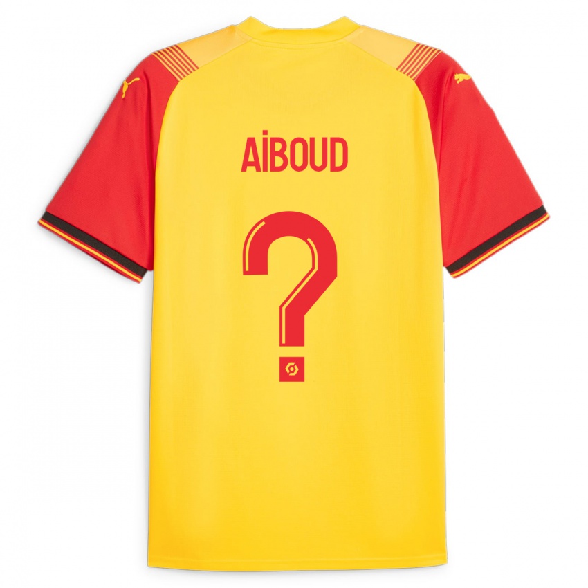 Niño Camiseta Rayan Aiboud #0 Amarillo 1ª Equipación 2023/24 La Camisa México