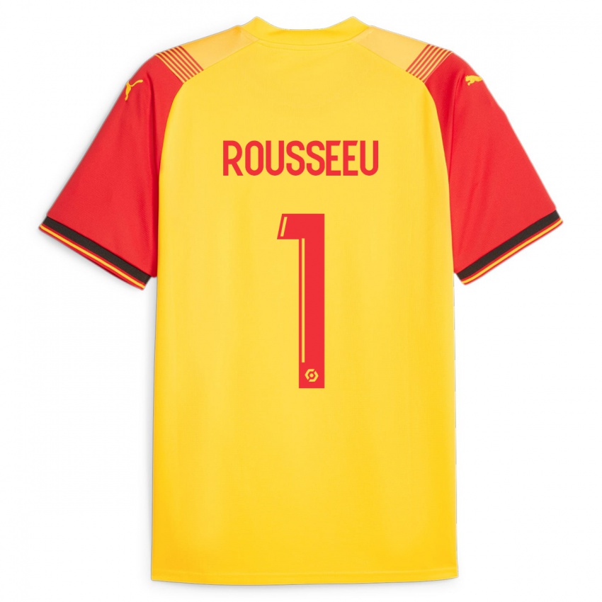 Niño Camiseta Justine Rousseeu #1 Amarillo 1ª Equipación 2023/24 La Camisa México