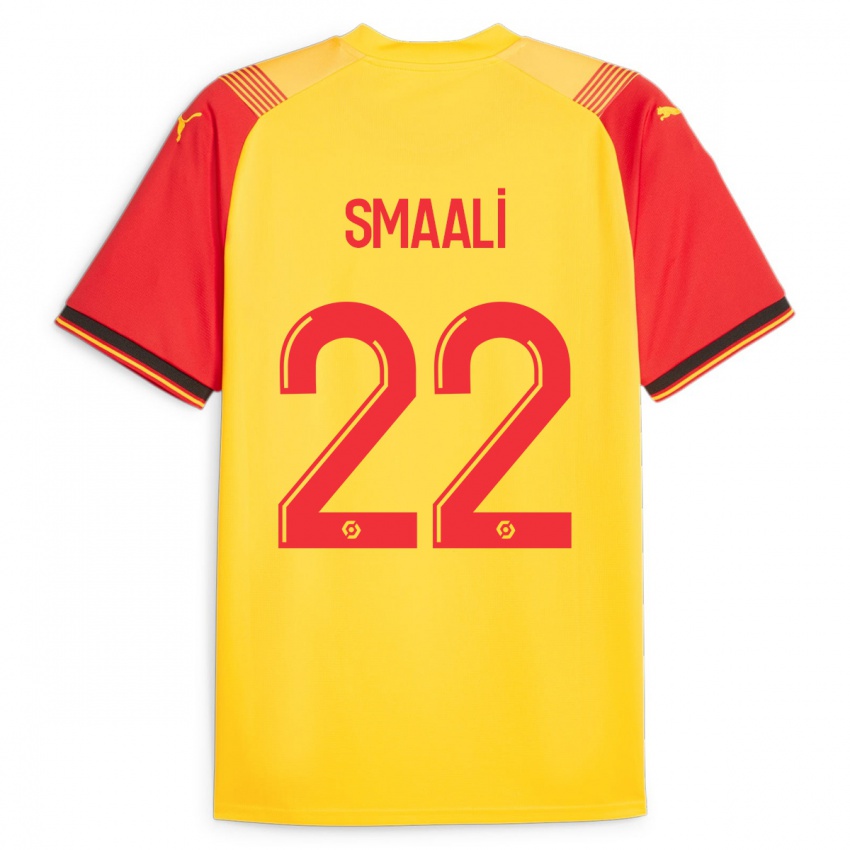 Niño Camiseta Emma Smaali #22 Amarillo 1ª Equipación 2023/24 La Camisa México