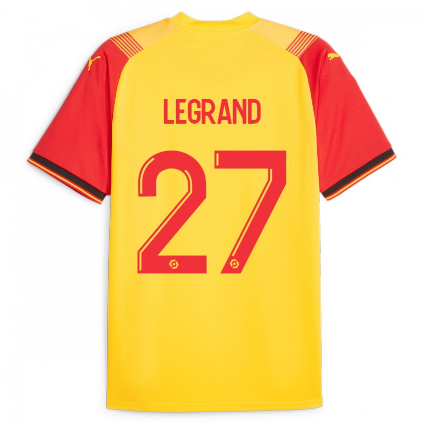 Niño Camiseta Bérénice Legrand #27 Amarillo 1ª Equipación 2023/24 La Camisa México