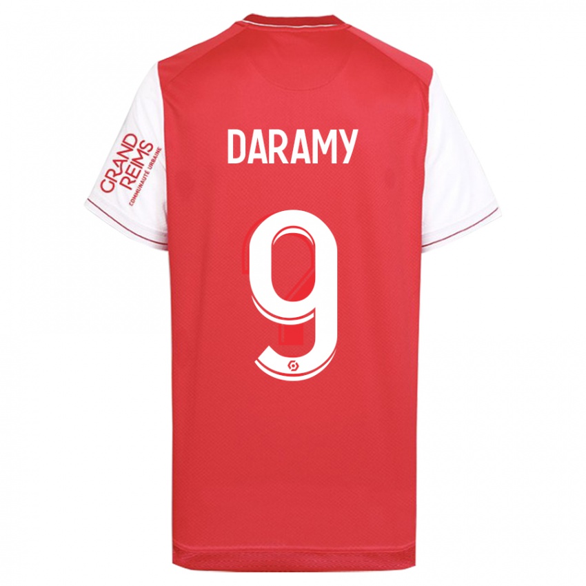 Niño Camiseta Mohamed Daramy #9 Rojo 1ª Equipación 2023/24 La Camisa México