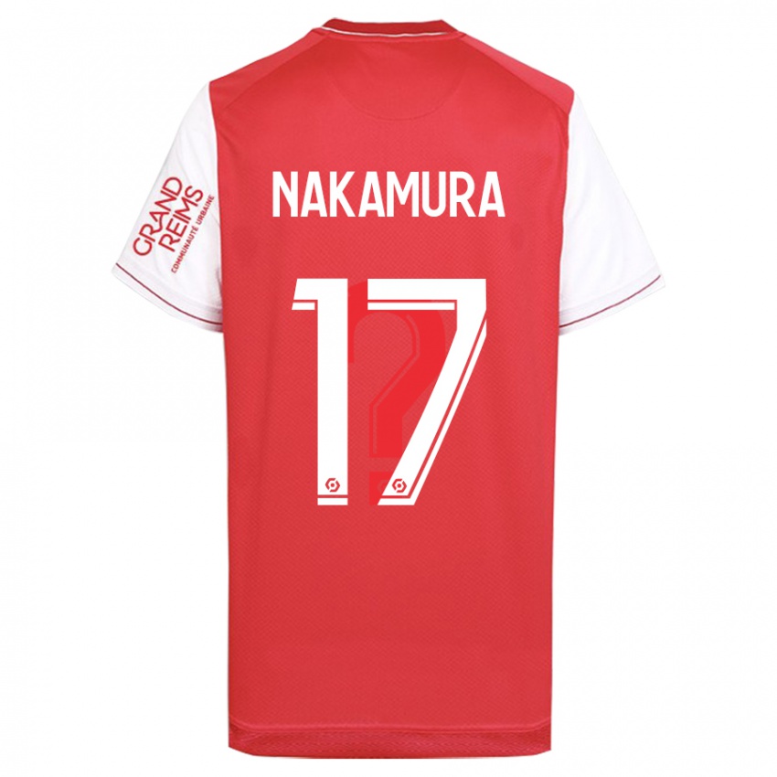 Niño Camiseta Keito Nakamura #17 Rojo 1ª Equipación 2023/24 La Camisa México