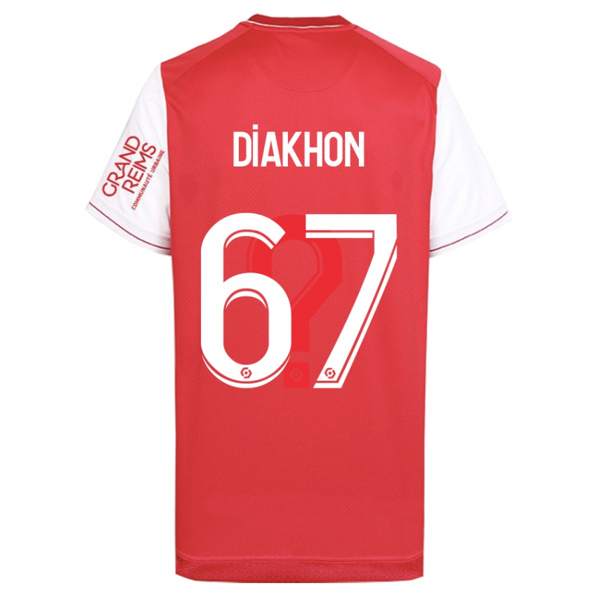 Niño Camiseta Mamadou Diakhon #67 Rojo 1ª Equipación 2023/24 La Camisa México