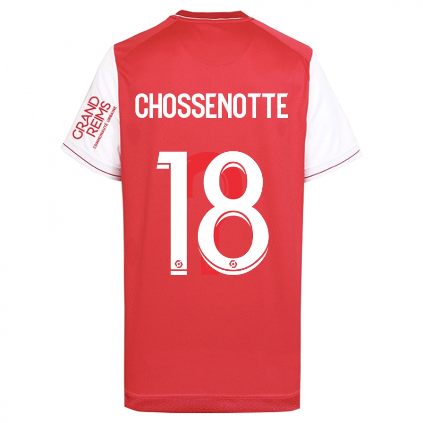 Niño Camiseta Shana Chossenotte #18 Rojo 1ª Equipación 2023/24 La Camisa México