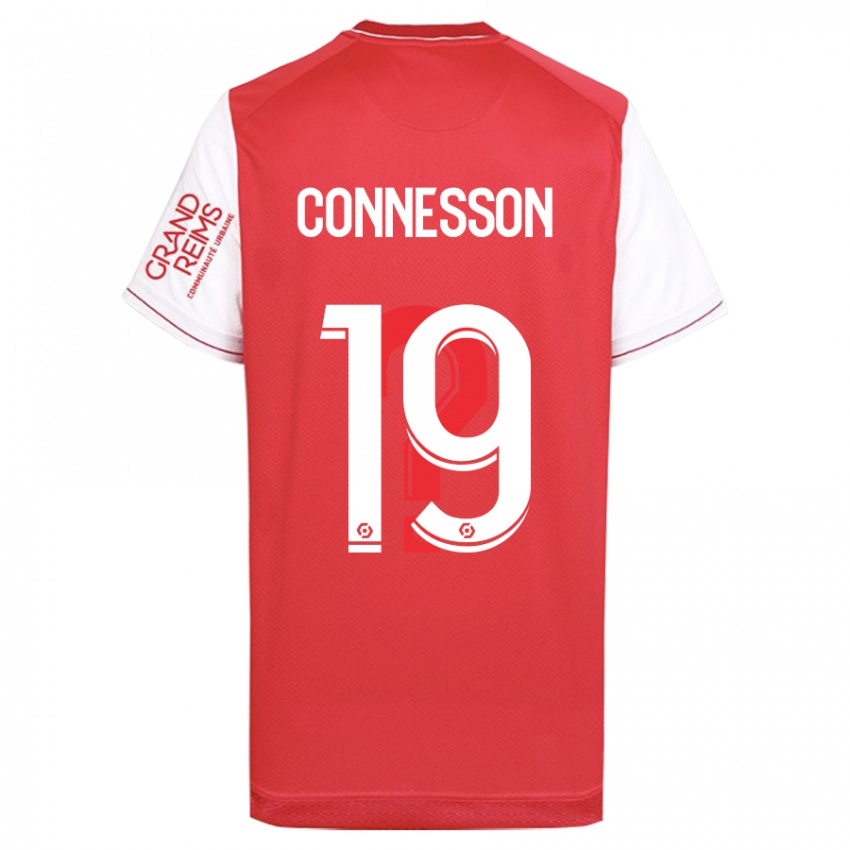 Niño Camiseta Adele Connesson #19 Rojo 1ª Equipación 2023/24 La Camisa México