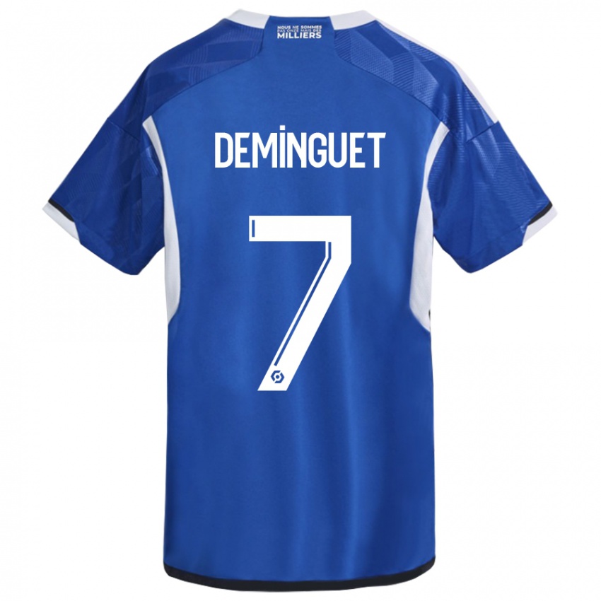 Niño Camiseta Jessy Deminguet #7 Azul 1ª Equipación 2023/24 La Camisa México