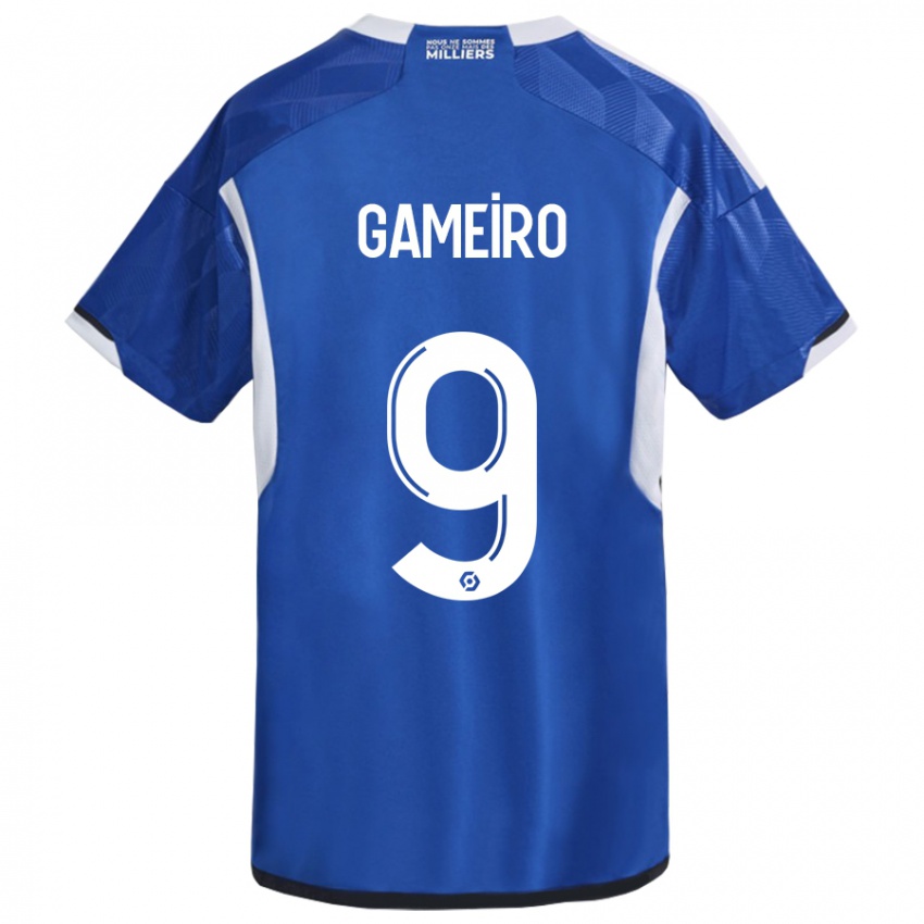 Niño Camiseta Kévin Gameiro #9 Azul 1ª Equipación 2023/24 La Camisa México