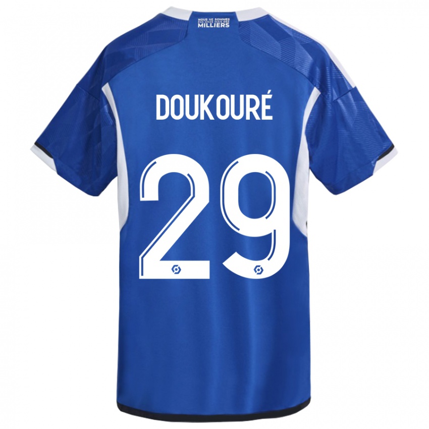 Niño Camiseta Ismaël Doukouré #29 Azul 1ª Equipación 2023/24 La Camisa México