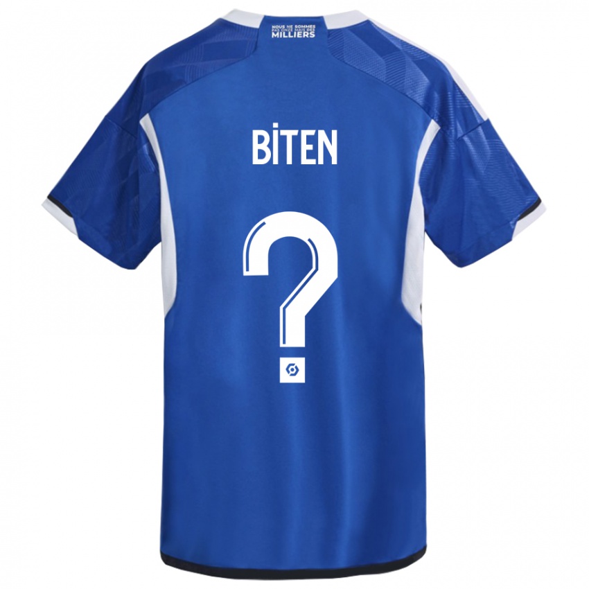 Niño Camiseta Clancy Valère Biten #0 Azul 1ª Equipación 2023/24 La Camisa México