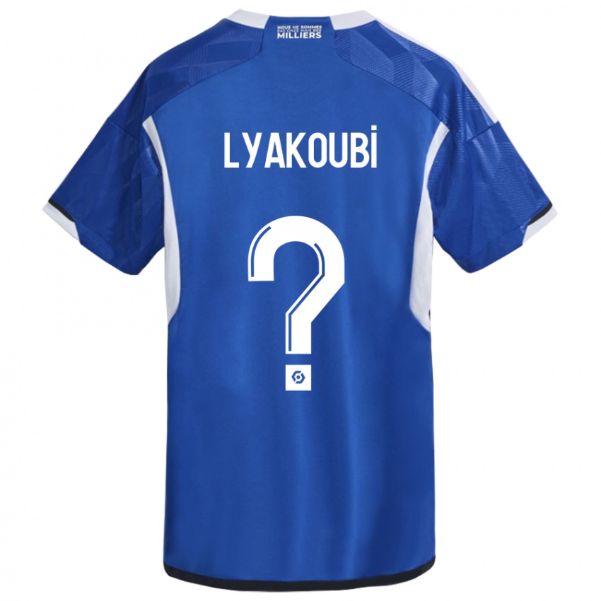 Niño Camiseta Oussama Lyakoubi #0 Azul 1ª Equipación 2023/24 La Camisa México