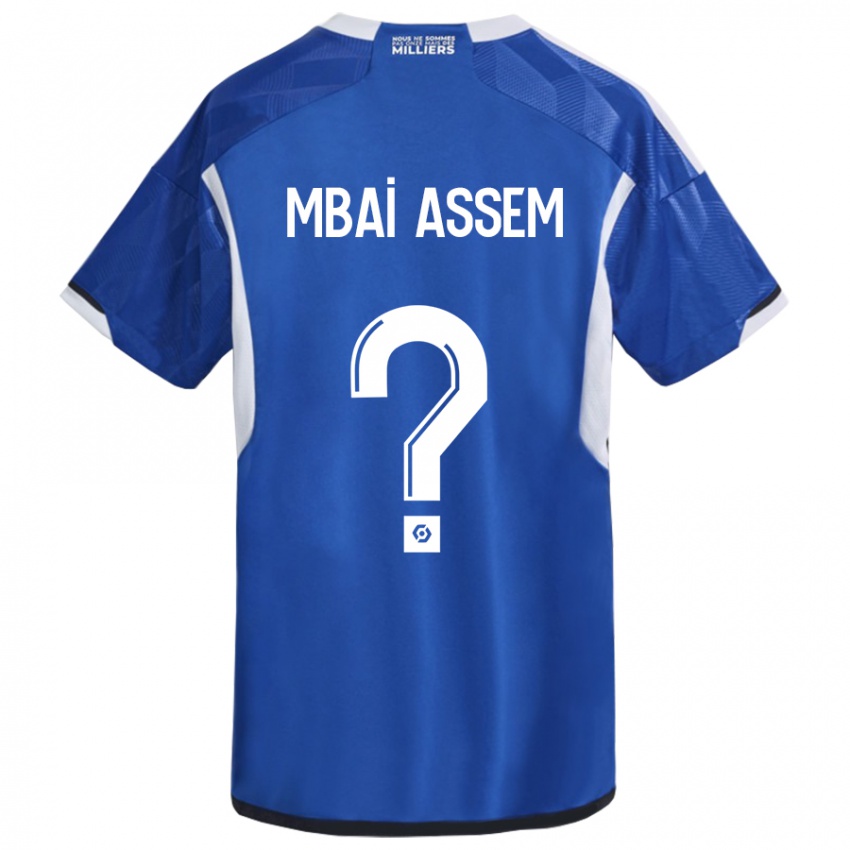 Niño Camiseta Chris Mbaï-Assem #0 Azul 1ª Equipación 2023/24 La Camisa México