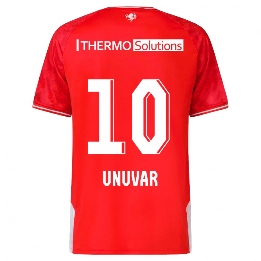 Niño Camiseta Naci Ünüvar #10 Rojo 1ª Equipación 2023/24 La Camisa México