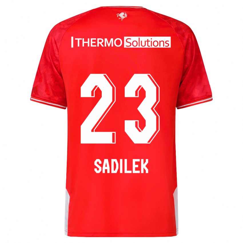 Niño Camiseta Michal Sadilek #23 Rojo 1ª Equipación 2023/24 La Camisa México