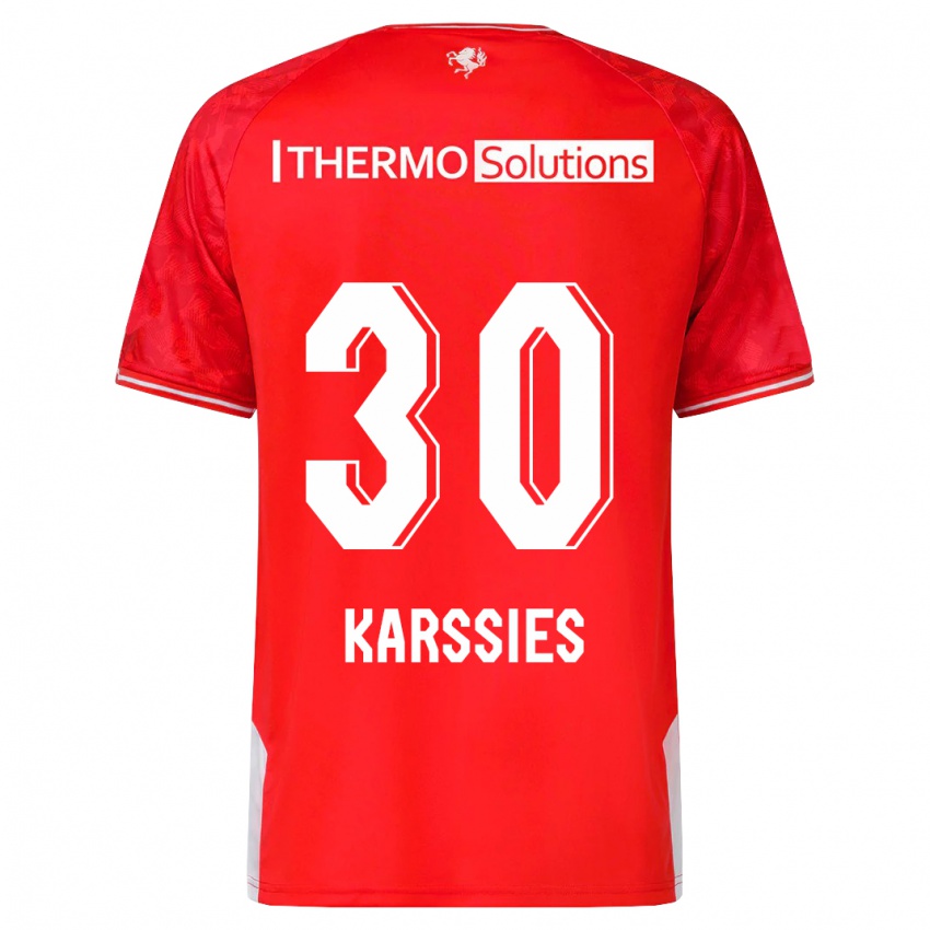 Niño Camiseta Sam Karssies #30 Rojo 1ª Equipación 2023/24 La Camisa México