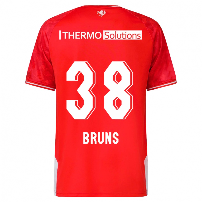 Niño Camiseta Max Bruns #38 Rojo 1ª Equipación 2023/24 La Camisa México