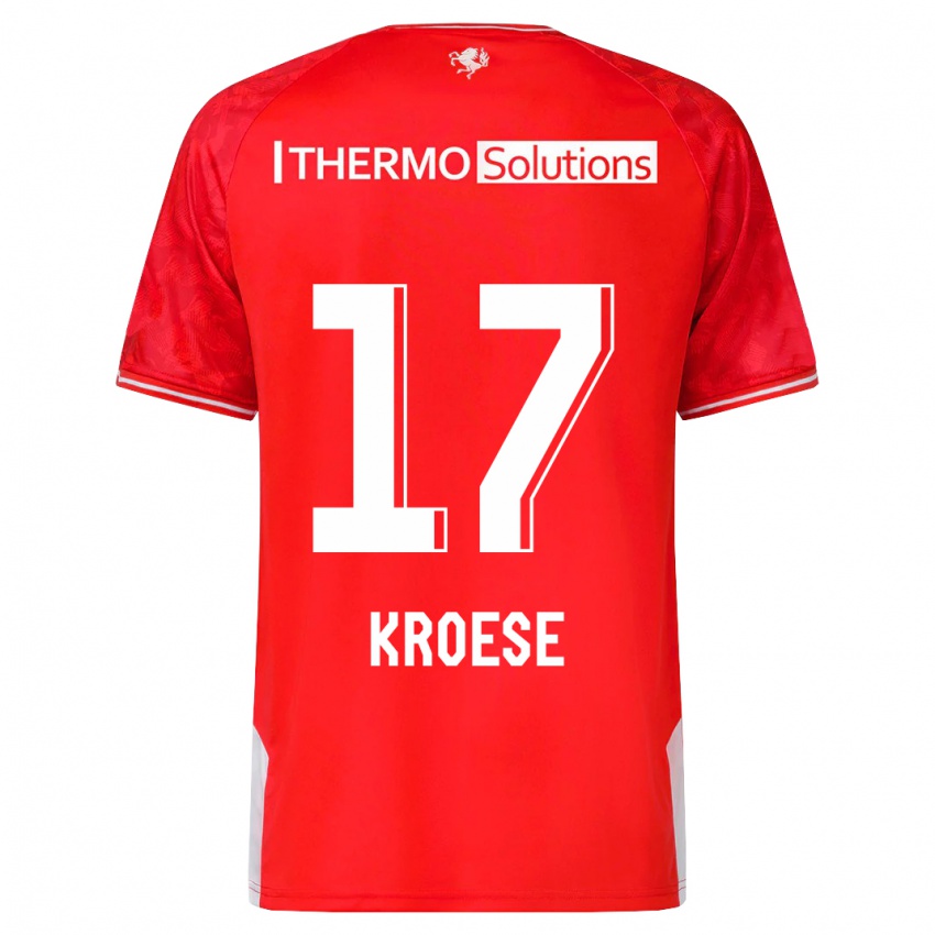 Niño Camiseta Fieke Kroese #17 Rojo 1ª Equipación 2023/24 La Camisa México