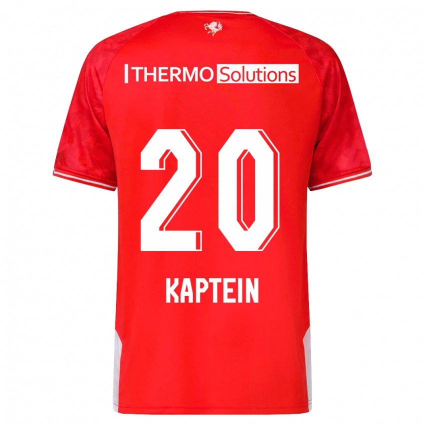 Niño Camiseta Wieke Kaptein #20 Rojo 1ª Equipación 2023/24 La Camisa México