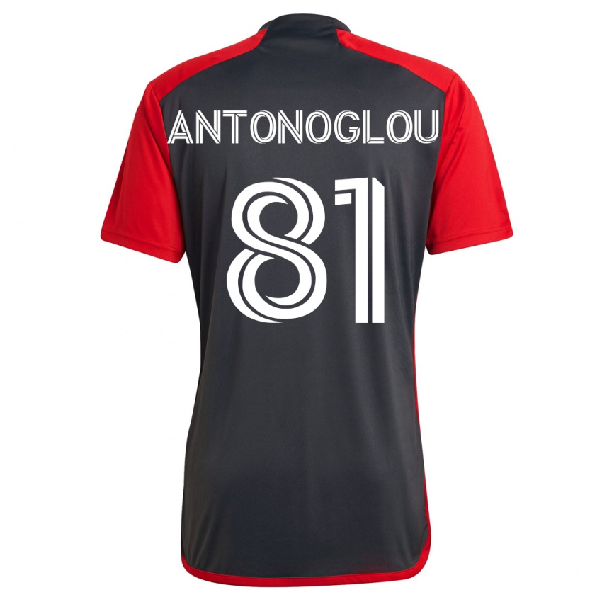 Niño Camiseta Themi Antonoglou #81 Gris 1ª Equipación 2023/24 La Camisa México