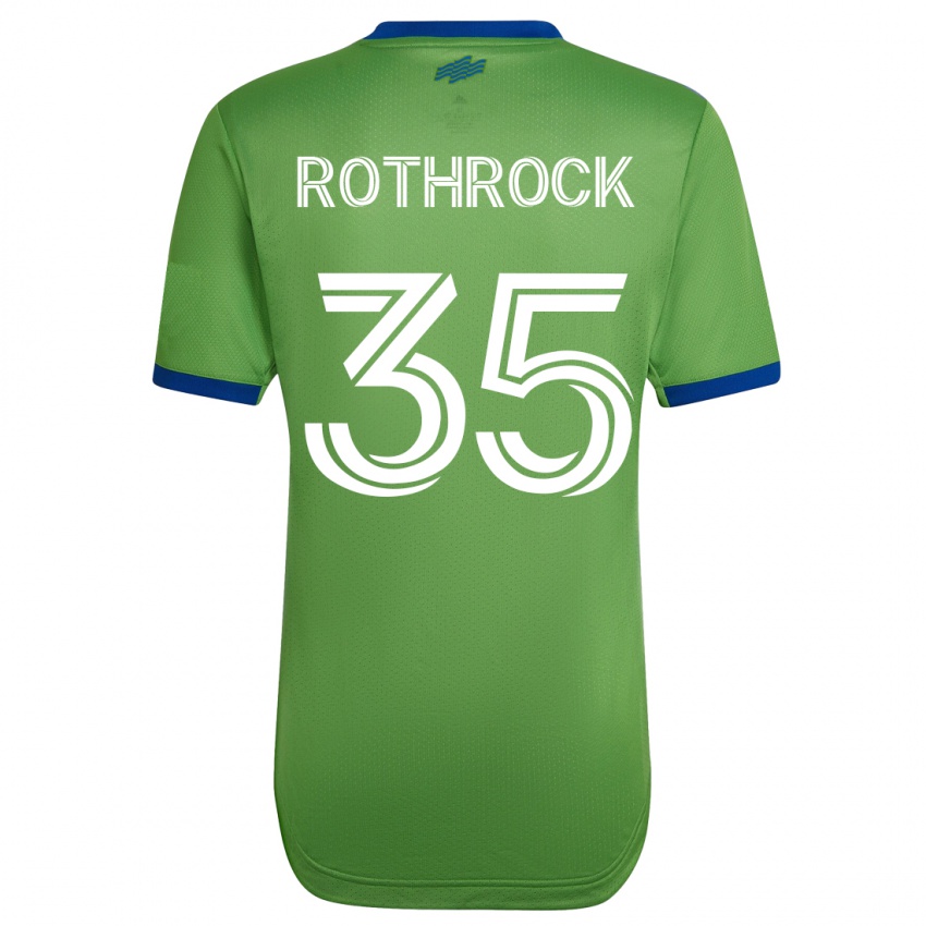Niño Camiseta Paul Rothrock #35 Verde 1ª Equipación 2023/24 La Camisa México