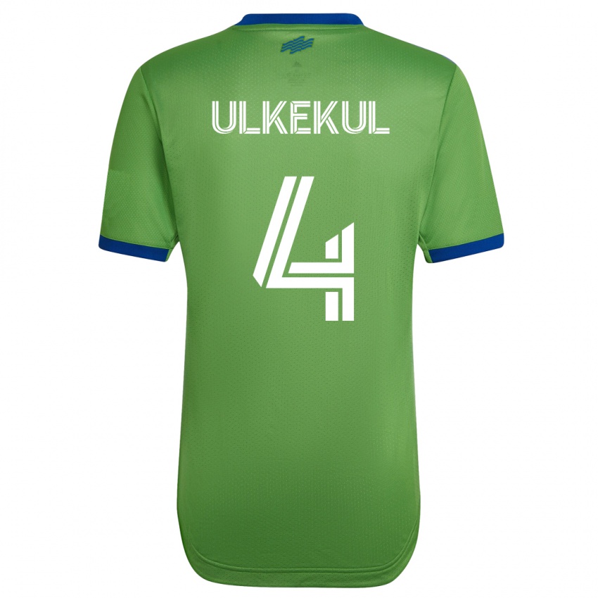 Niño Camiseta Jodi Ulkekul #4 Verde 1ª Equipación 2023/24 La Camisa México