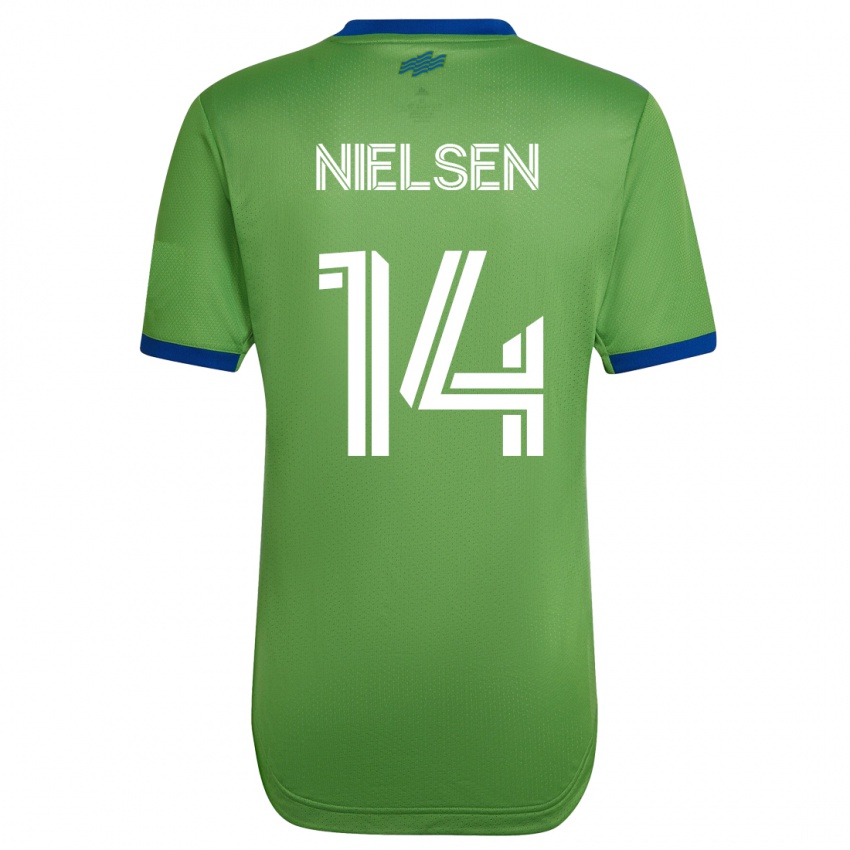 Niño Camiseta Taylor Nielsen #14 Verde 1ª Equipación 2023/24 La Camisa México