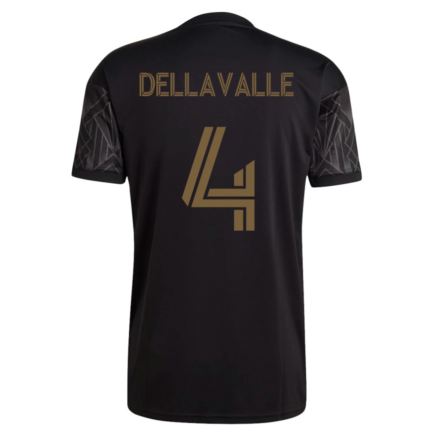 Niño Camiseta Lorenzo Dellavalle #4 Negro 1ª Equipación 2023/24 La Camisa México