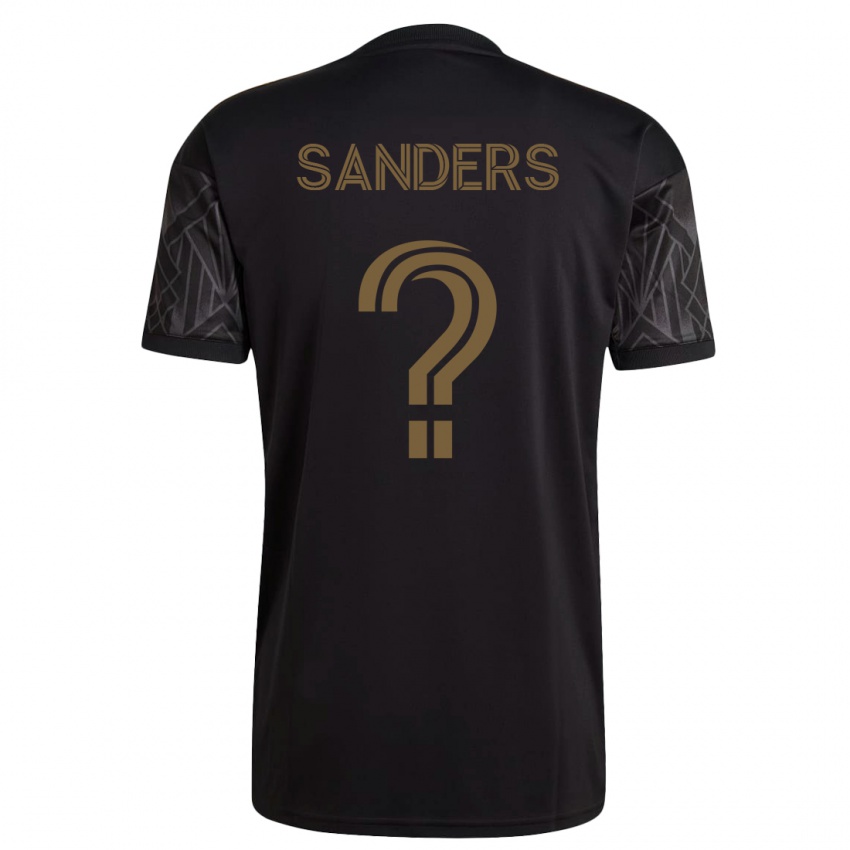 Niño Camiseta Adrian Sanders #0 Negro 1ª Equipación 2023/24 La Camisa México