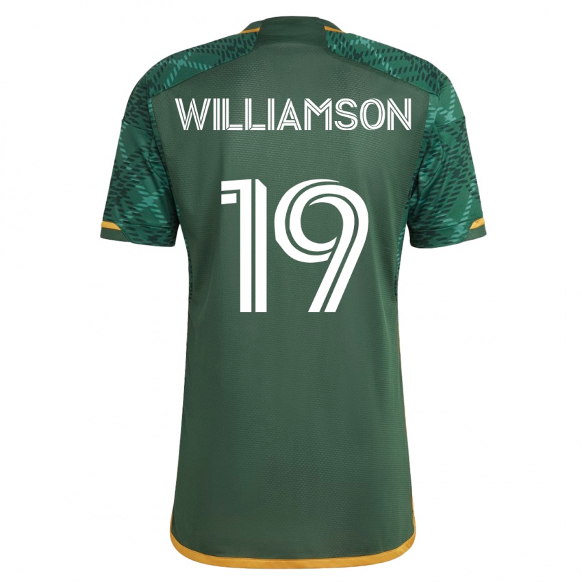 Niño Camiseta Eryk Williamson #19 Verde 1ª Equipación 2023/24 La Camisa México