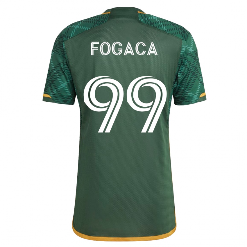 Niño Camiseta Nathan Fogaça #99 Verde 1ª Equipación 2023/24 La Camisa México