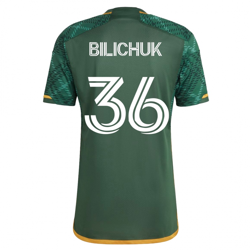 Niño Camiseta Ryan Bilichuk #36 Verde 1ª Equipación 2023/24 La Camisa México