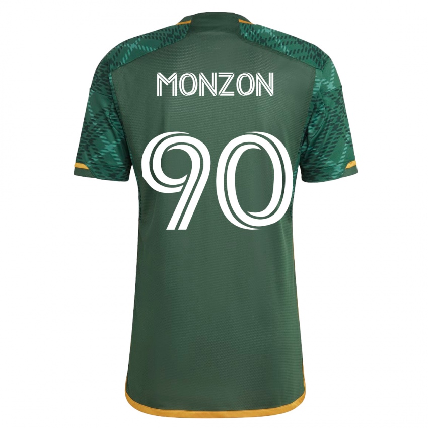 Niño Camiseta Florián Monzón #90 Verde 1ª Equipación 2023/24 La Camisa México