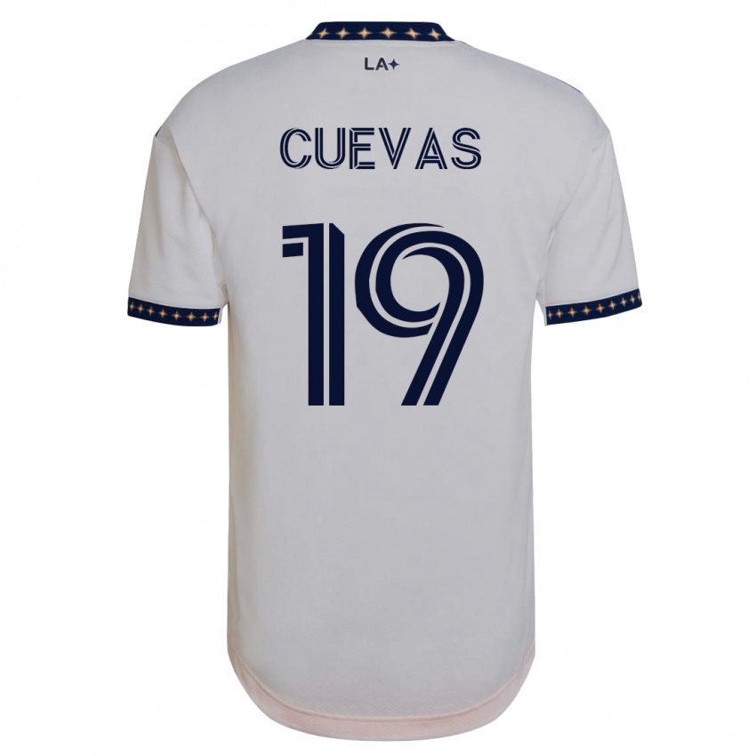 Niño Camiseta Mauricio Cuevas #19 Blanco 1ª Equipación 2023/24 La Camisa México