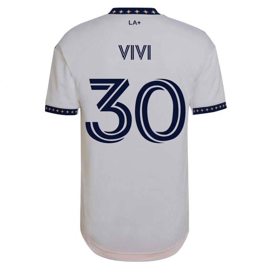 Niño Camiseta Gino Vivi #30 Blanco 1ª Equipación 2023/24 La Camisa México