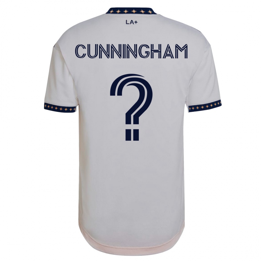 Niño Camiseta Joaquin Cunningham #0 Blanco 1ª Equipación 2023/24 La Camisa México